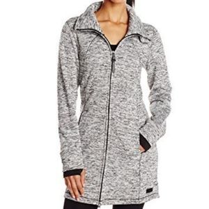 Calvin Klein Performance Jacket Size 0X Gray and Black Marled